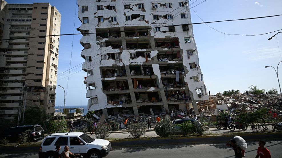 Venezuela: Así quedaron algunos edificios luego de los teremotos de 7.2 y 7.5 en la escala de Richter.
